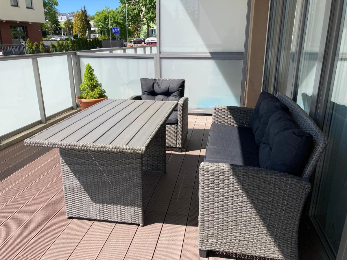 Apartamenty Kapitanskie Kasprowicza 20A Taras Kolobrzeg Bagian luar foto